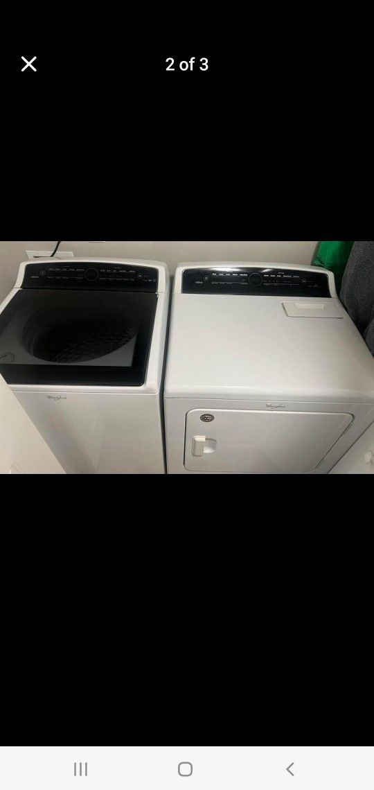 Whirlpool Matching W/D