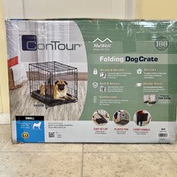 *Brand New in Open Box Folding Dog Crate*