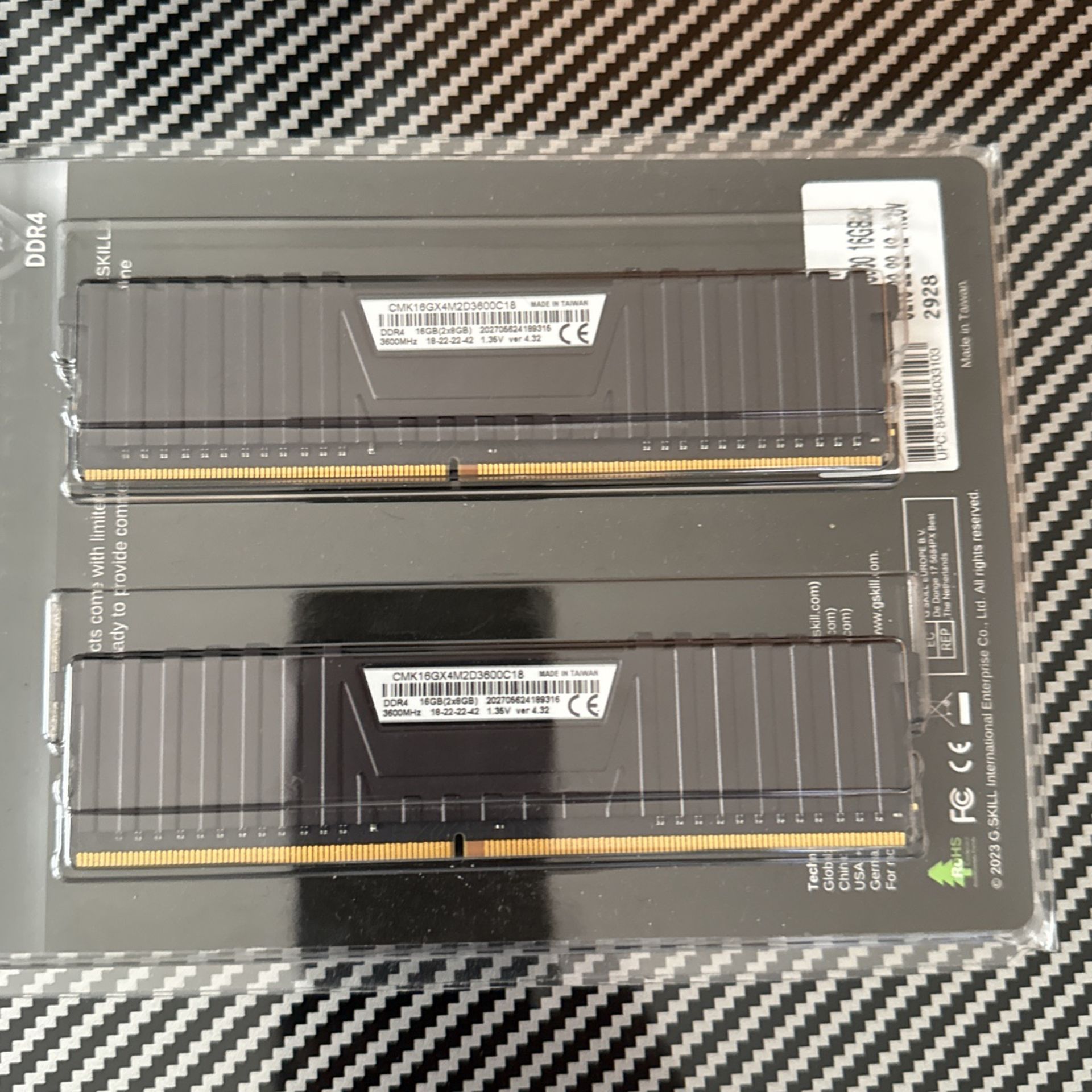 Corsair Vengeance 16GB LPX Memory DDR4 3600MHZ