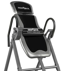 Innova Inversion Table with Adjustable Headrest, Reversible Ankle Holders,