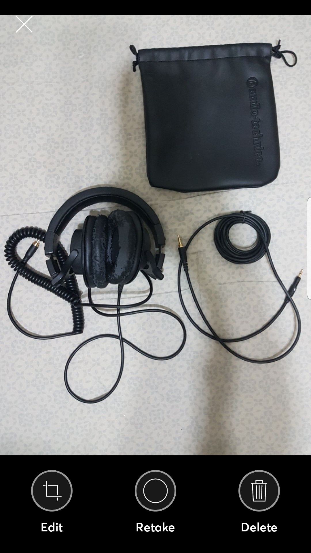 Audio Technica ATH-M40x headphones