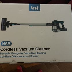 INSE Cordless Vacuum Cleaner,6-in-1 Rechargeable Stick Vacuum Lightweight for Carpet Hardfloor Pet Hair Home,N520 Blue