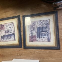 Decorative Framed Posters,