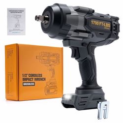 2237e $90  1700 Ft-lbs Cordless Impact Wrench, 1/2 Inch , Fit DeWALT 20V MAX Battery, Tool Only  Compatible with Dewalt batteries. Powered by a 20V br