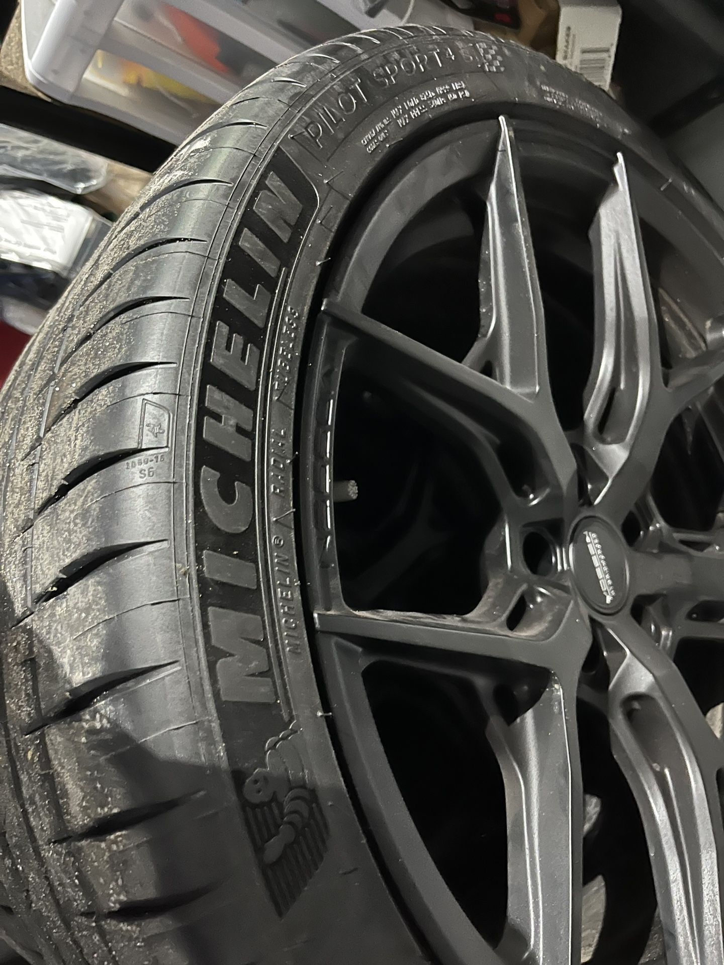 Michelin Pilot Sport Tires (set of 4) With Hybrid Forged Rims And Sensors