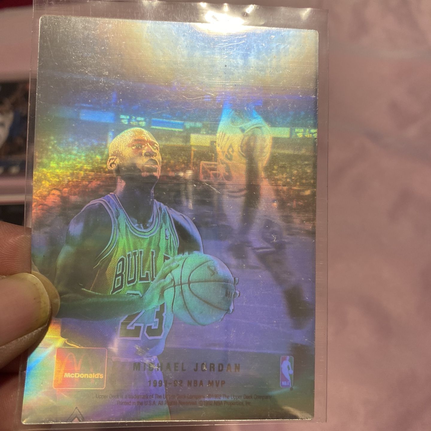 michael jordan upper deck holographic card 1991-92 Award Winner Holograms #AW1 BGS 9.5 Three Stars Sportscards Michael Jordan #AW1 Prices |