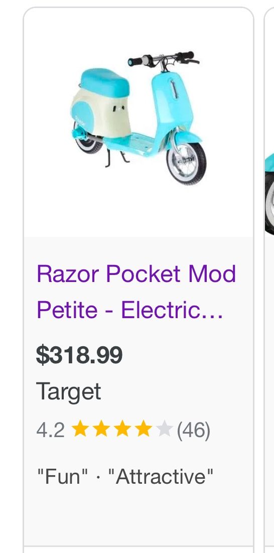 Electric Scooter Runs 8mph