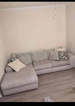 Grey sectional