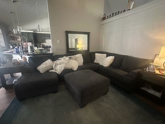 Blue couch