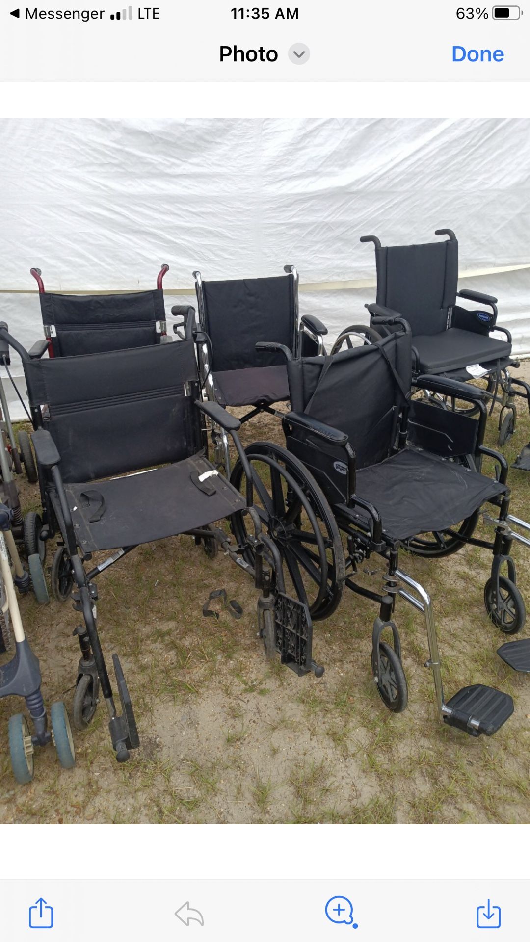 Wheel Chairs Menge Flea Market Weekends Huge Tents As You Pull In