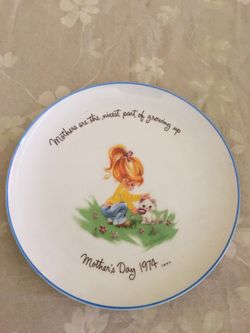 Mother’s Day Collectible plate