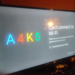 55" Samsung Hi -def W Chrome Cast