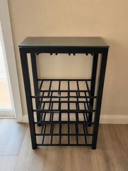 Metal Black Wine rack