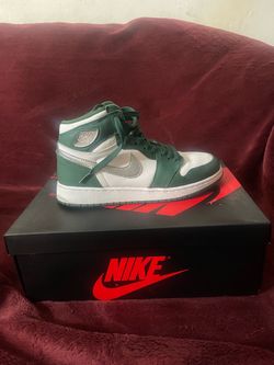 Nike Air Jordan 1 Retro High Green Silver