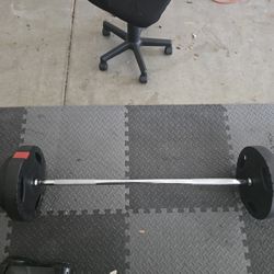 Lifting Bar And Weights