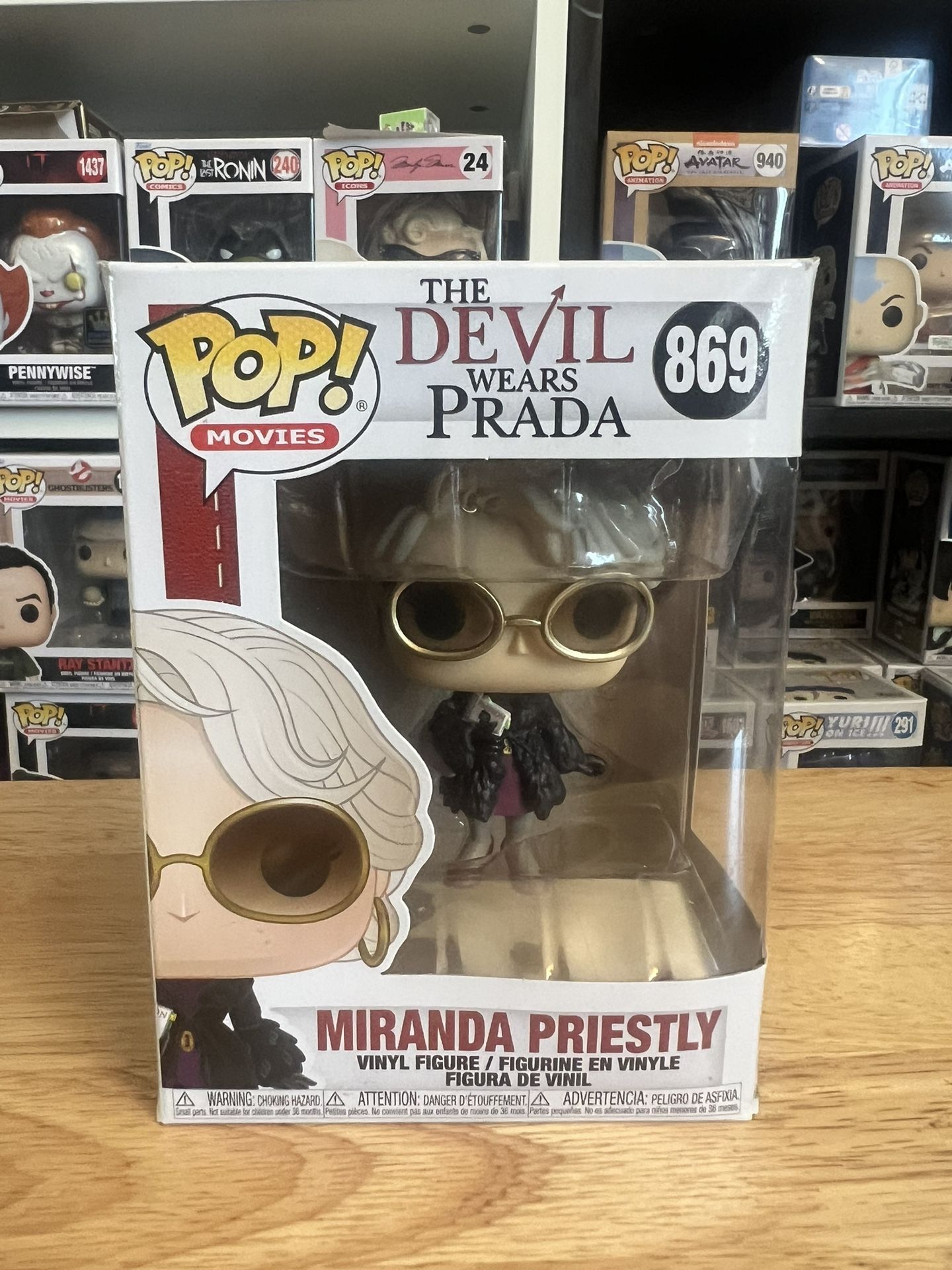 VAULTED Miranda Priestly Devil Wears Prada Funko Pop #869 Movies Meryl Streep
