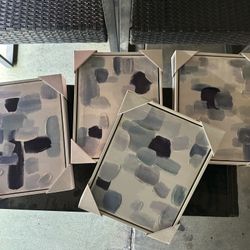 4 Piece canvas Decorative Art Pieces 
