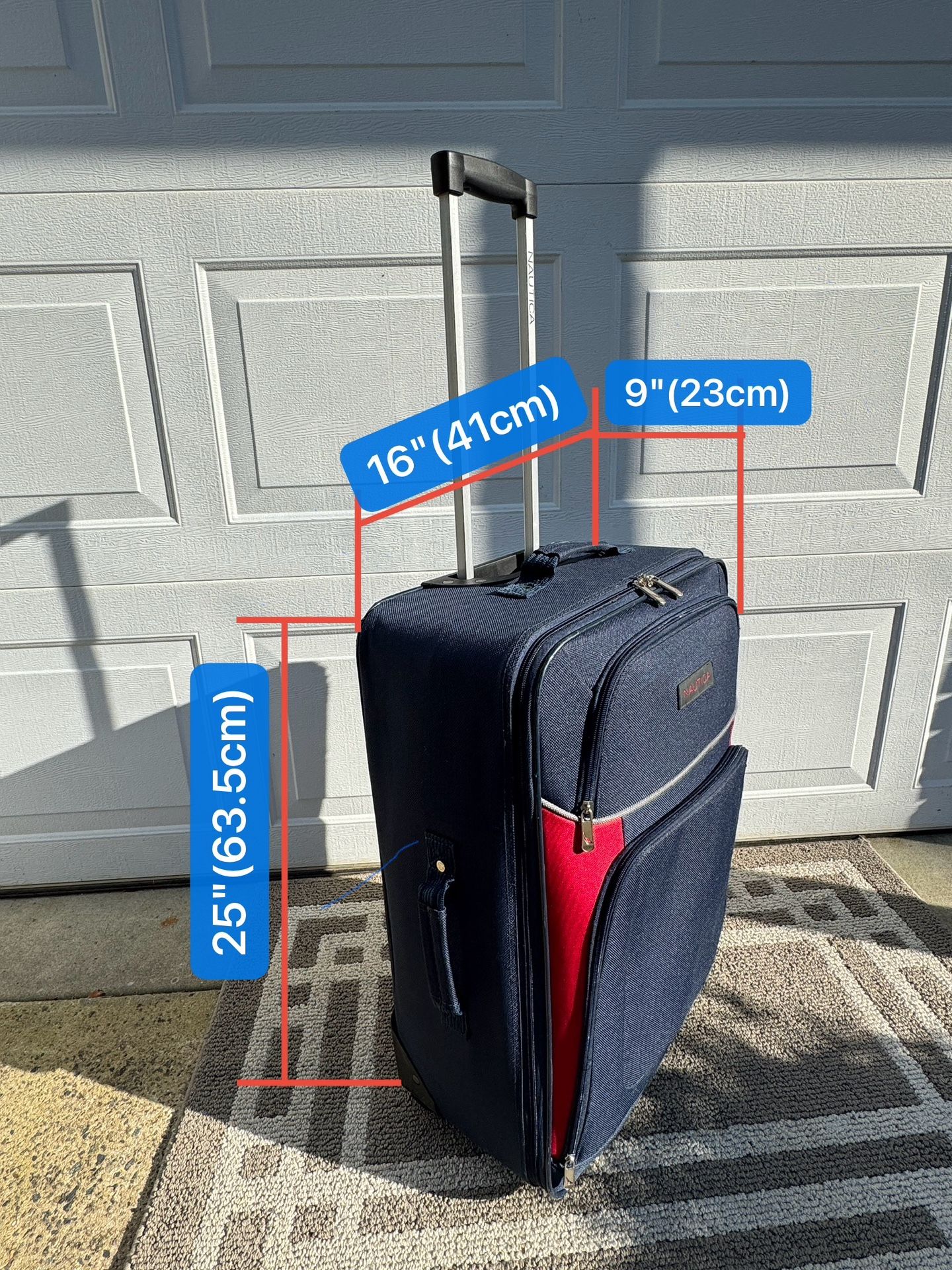 24" NAUTICA Brand Name Luggage Box