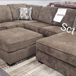 Grafting Teak RAF LAF Sectional Oversized 