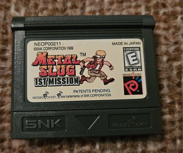 Metal Slug 1st Mission Neogeo Pocket