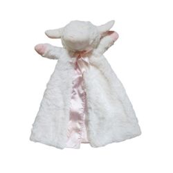 Gund Winky Lamb Huggybuddy Baby Blanket Pink