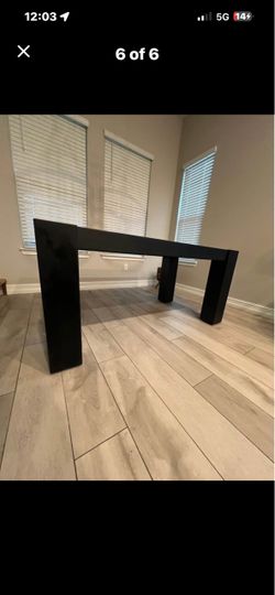 Crate & Barrel table