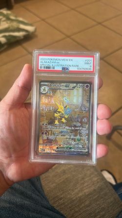 PSA 9 Alakazam ex Special Illustration Rare #201