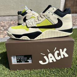 Air Jordan Jumpman Jack TR Travis Scott Bright Cactus NEW/SNKRS RECEIPT SIZE: 11.5 $280 FIRM ONLY!