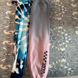 Justice and Vans Sweatpants. 