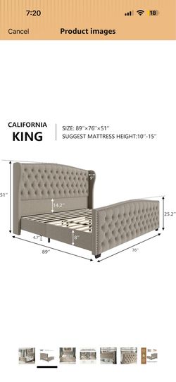 California king bed