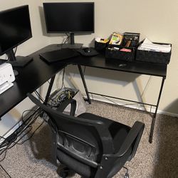 Corner Office Desk And Chair