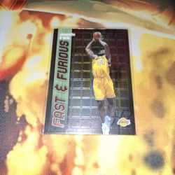 2002 TOPPS CHROME FAST & FURIOUS SHAQUILLE O'NEIL INSERT...MINT COND...ADULT OWNED AND KEPT IN A SMOKE FREE HOME...$5.00 FIRM...