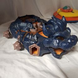 Super Mario Bowser Island Castle Playset - Incomplete 