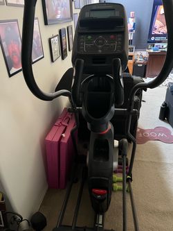 Elliptical and treadmill