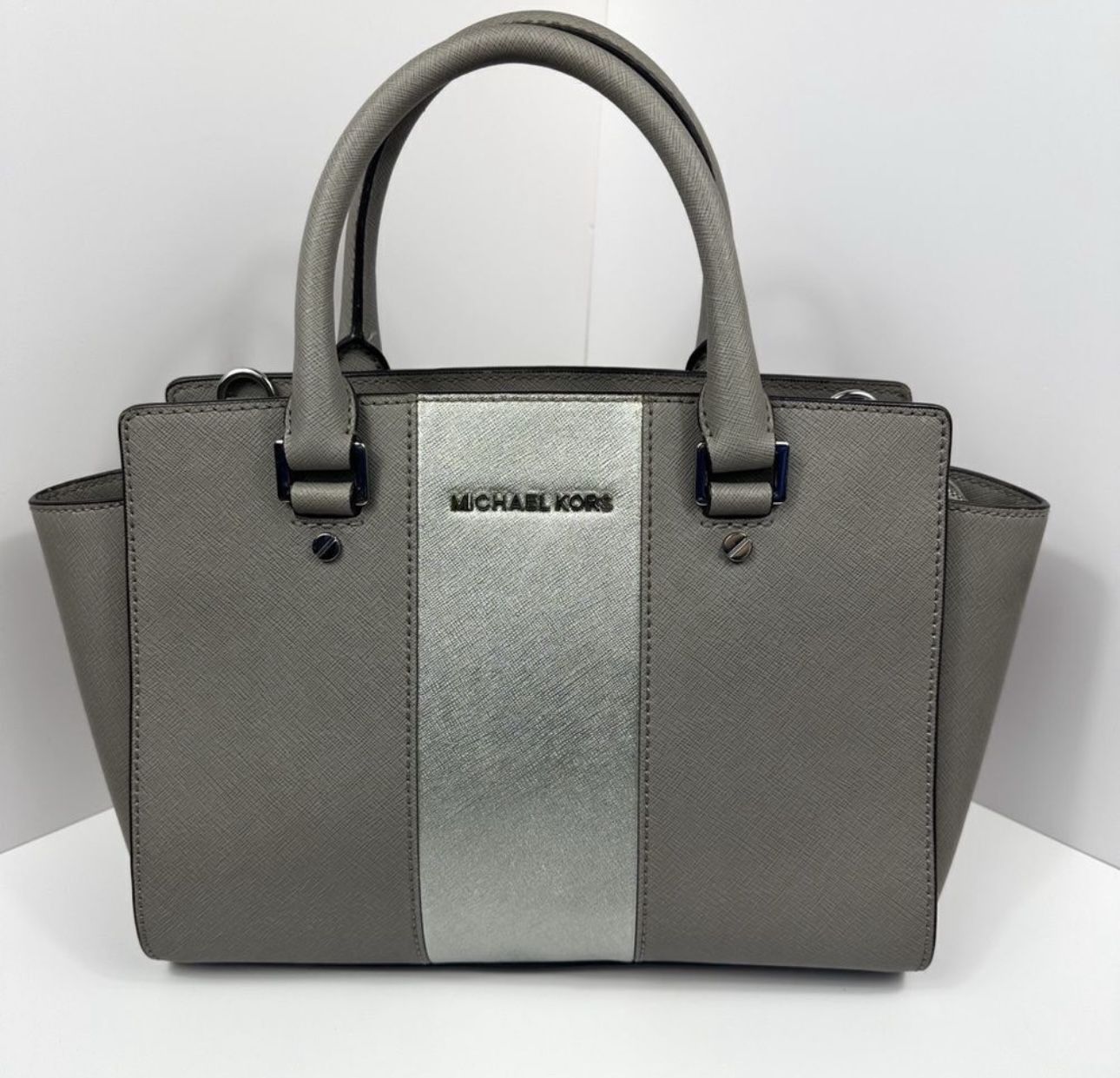 Michael Kors Selma Center Stripe - Medium Bag