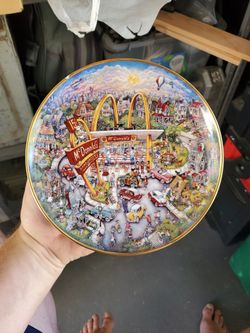 Collectible Plates McDonald's Golden Moments
