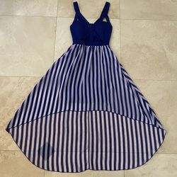 Striped Blue Maxi