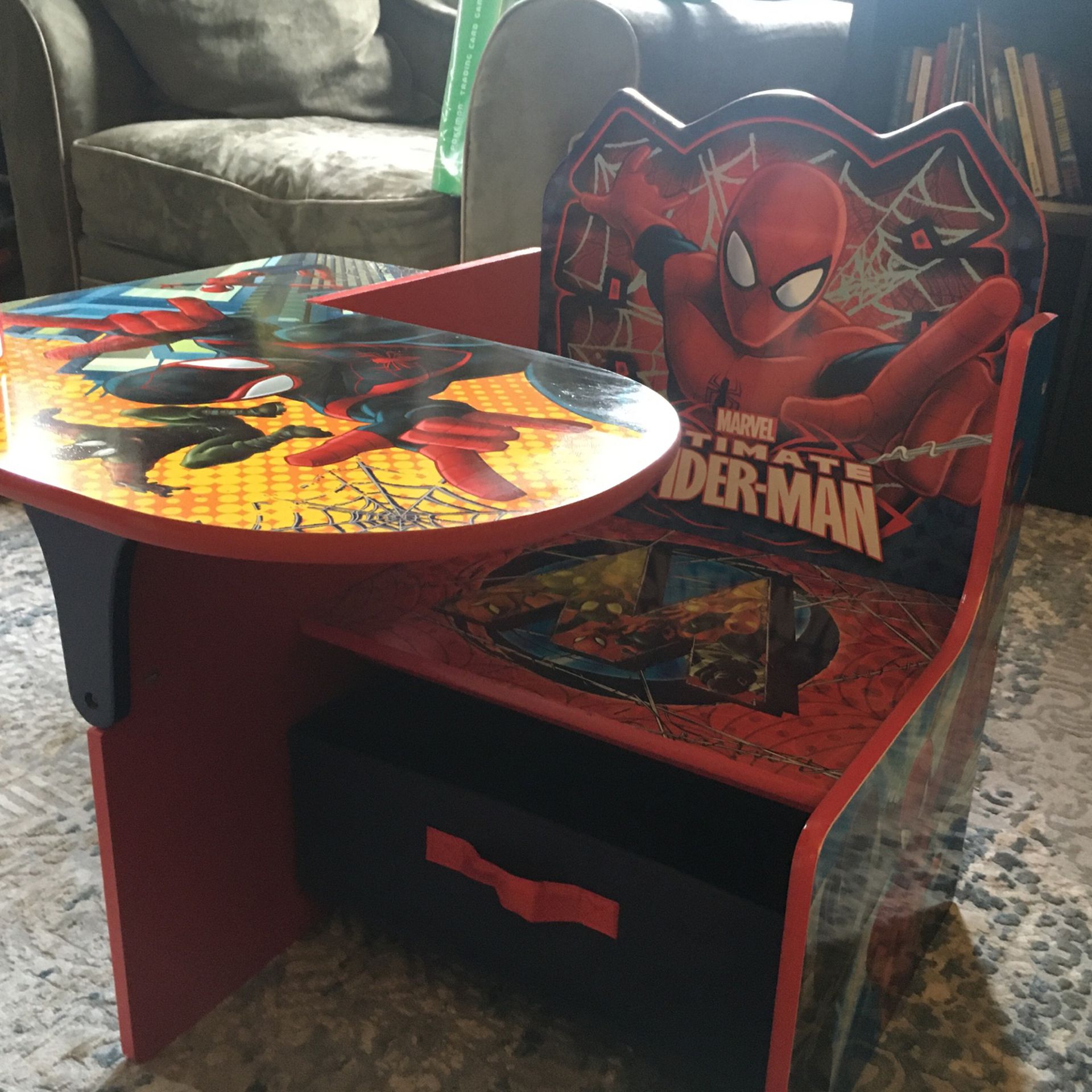 Spiderman Desk For Toddler