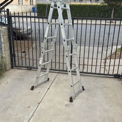 Ladder.  Foldable 12.5ft.