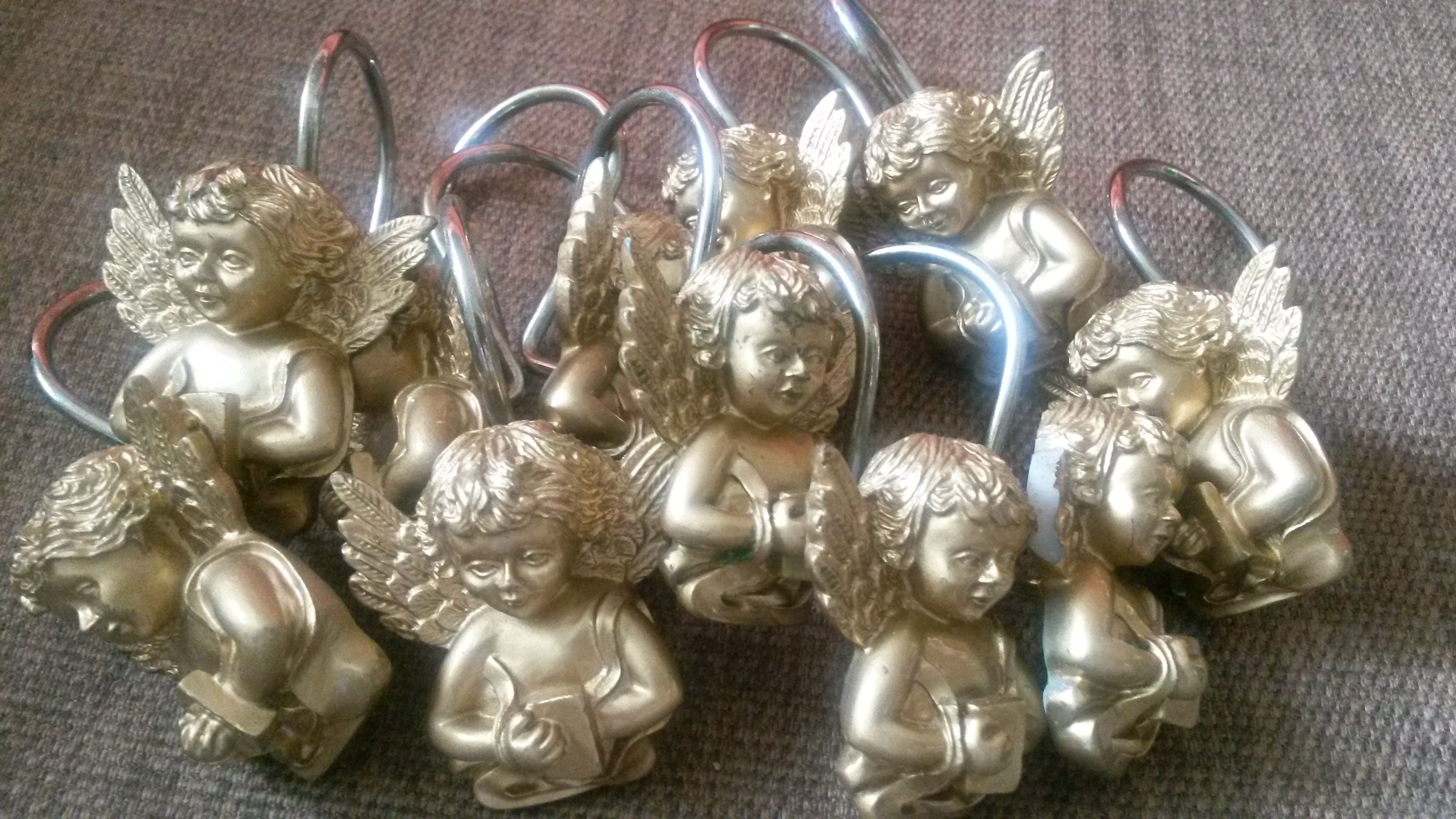 Cherub Shower Curtain Hooks