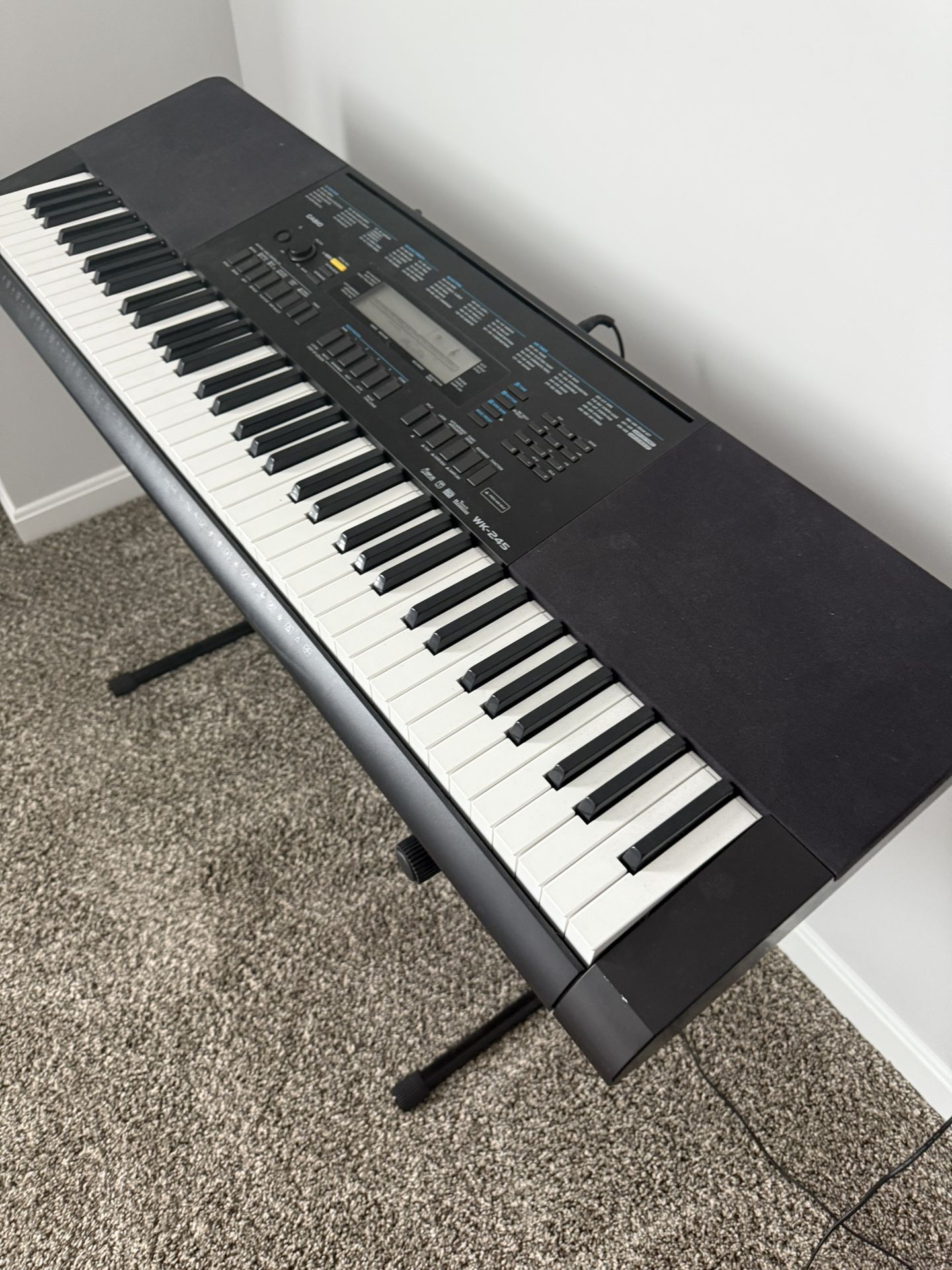 Casio WK-245 Keyboard And Stand