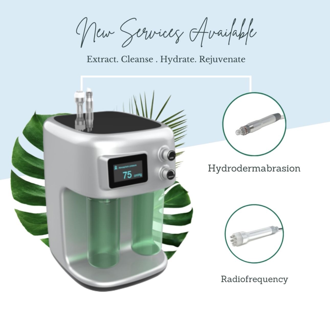 Hydrafacial - Hydro Dermabrasion - No Diamond Headpiece - Radio Frequency