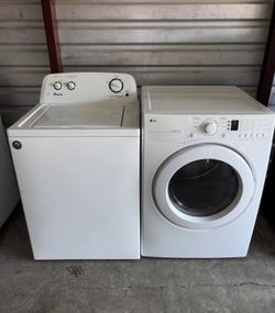 Amana Washer And LG Electric Dryer