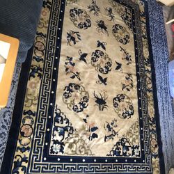 Vintage Chinese Deco Rug