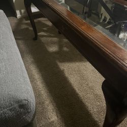 Wood Console Table 