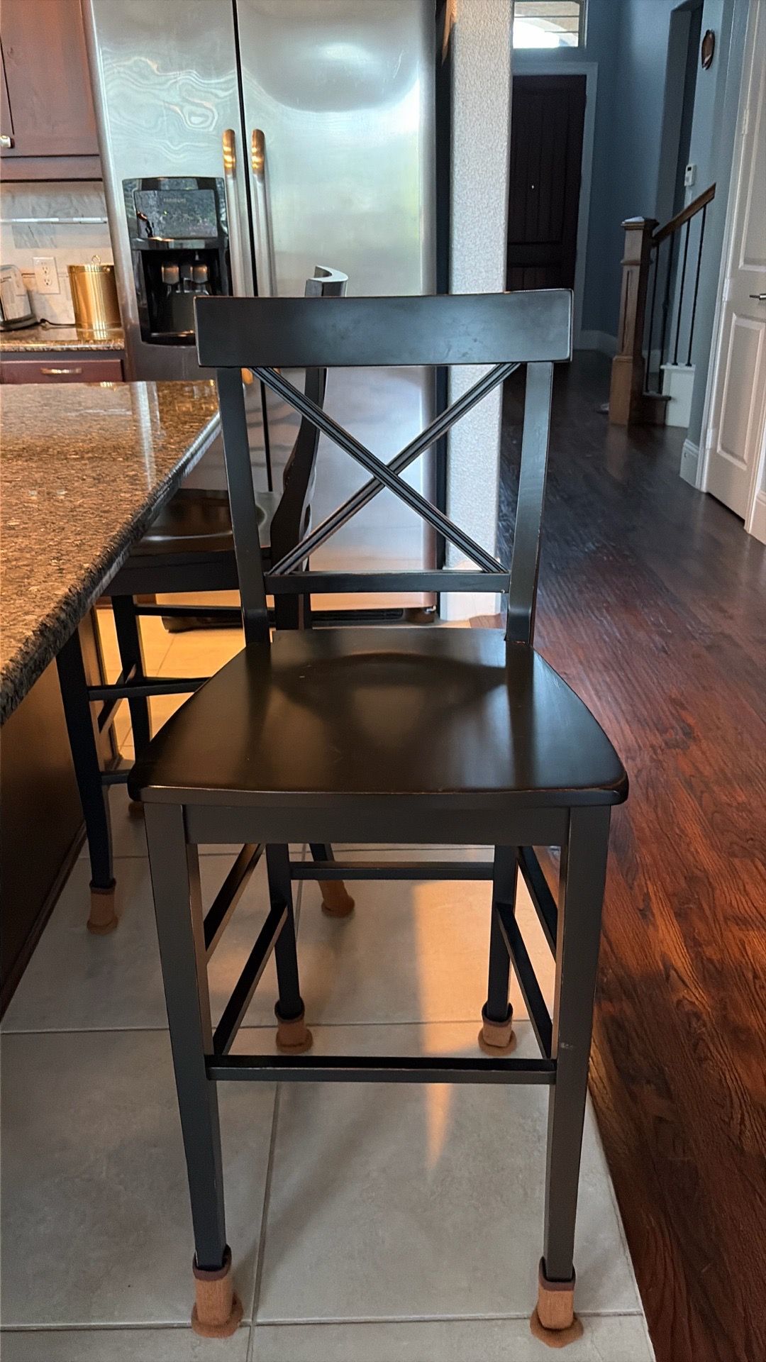 2 Solid Wood Pier 1 Barstools