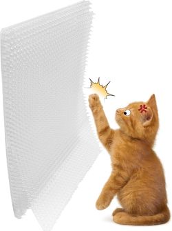 24 Pack Scat Mat for Cats - 13 x 16 Inch Cat Deterrent Mat to Keep Out of Yard