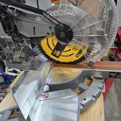12" Ridgid miter dual bevel saw