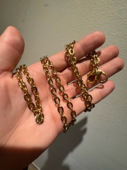 Lv crossbody bag chain lobster clasps