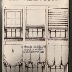 Sewing pattern: Vogue Decor